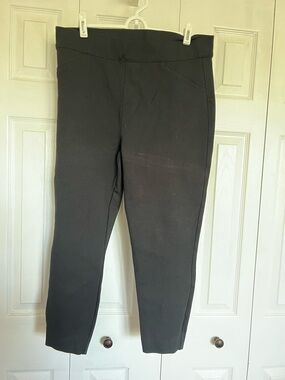SPANX Black Pull-On Slim Pants